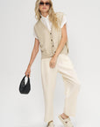 Flecked Waistcoat, Natural