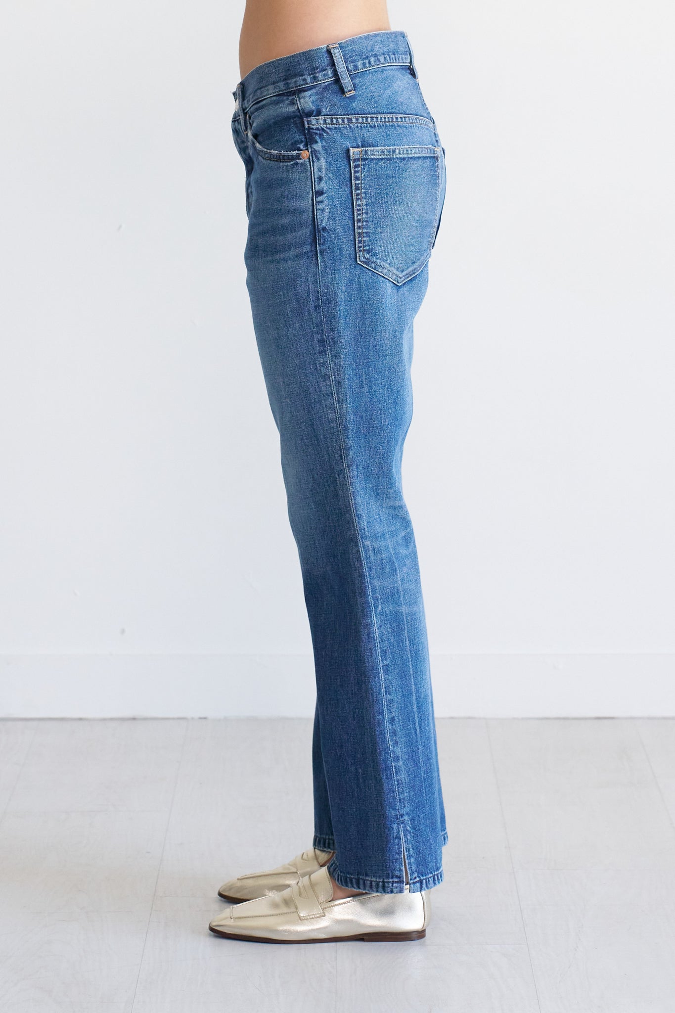 TANAKA - The Boots Jean Trouser, Vintage Blue
