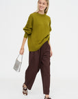 Merino Wool Oversized Sweater, Woodbine