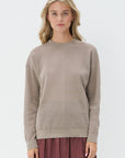 TIBI - Crispy Sweater Pullover, Dark Stone