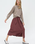 TIBI - Crispy Sweater Pullover, Dark Stone