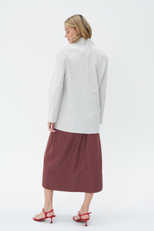 TIBI - Full Italian Sporty Skirt, Cinnamon