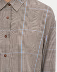 Checked Shirt, Brown