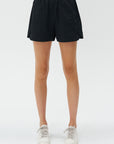 Drapey Pull-on Short, Black