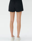 Drapey Pull-on Short, Black