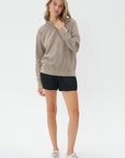 Drapey Pull-on Short, Black