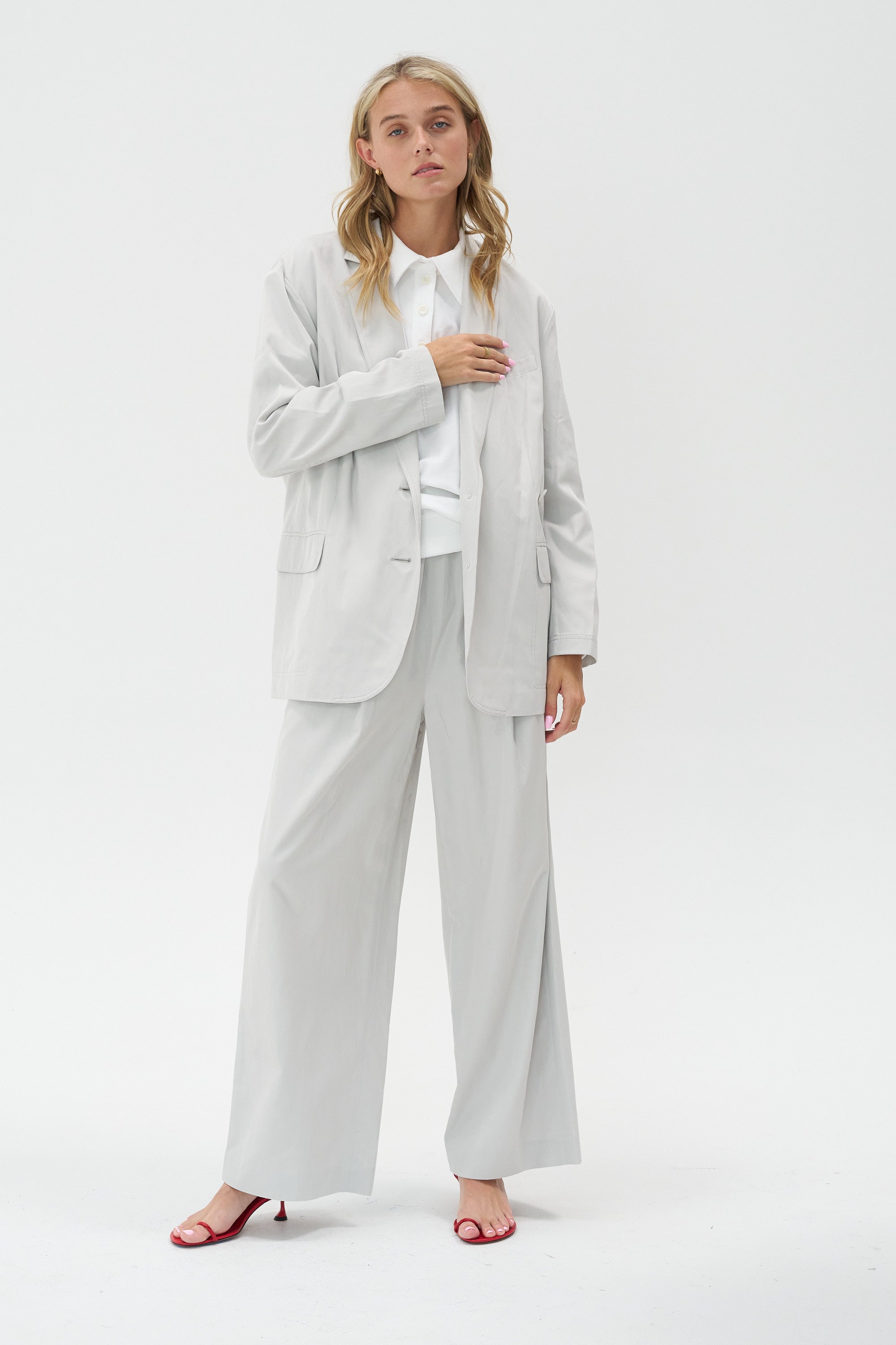 TIBI - Marit Pull-on Pant, Stone