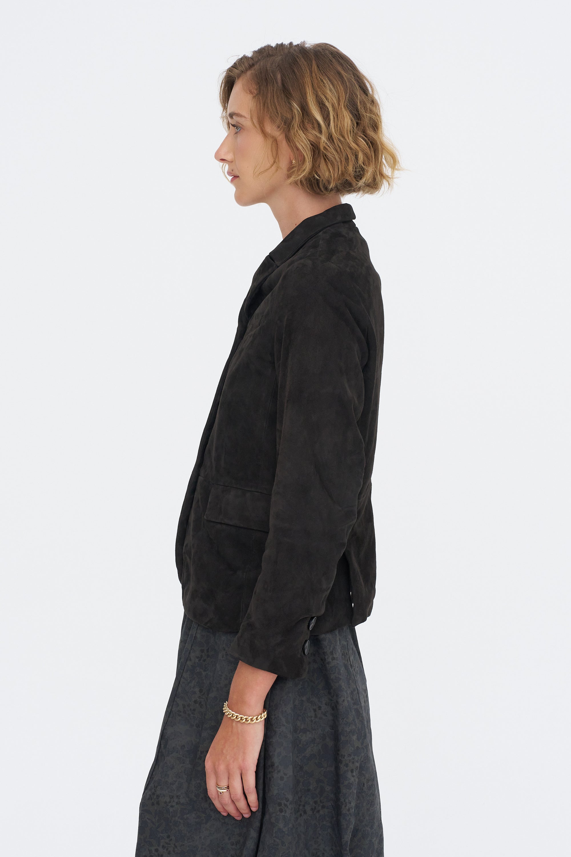 Leather Tyrol Jacket, Deep Brown