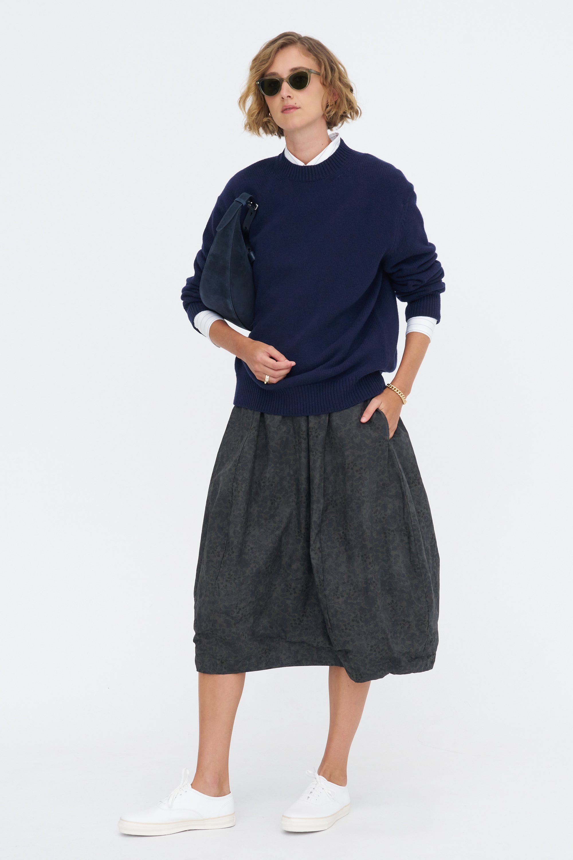 Carla Skirt, Dark Flower