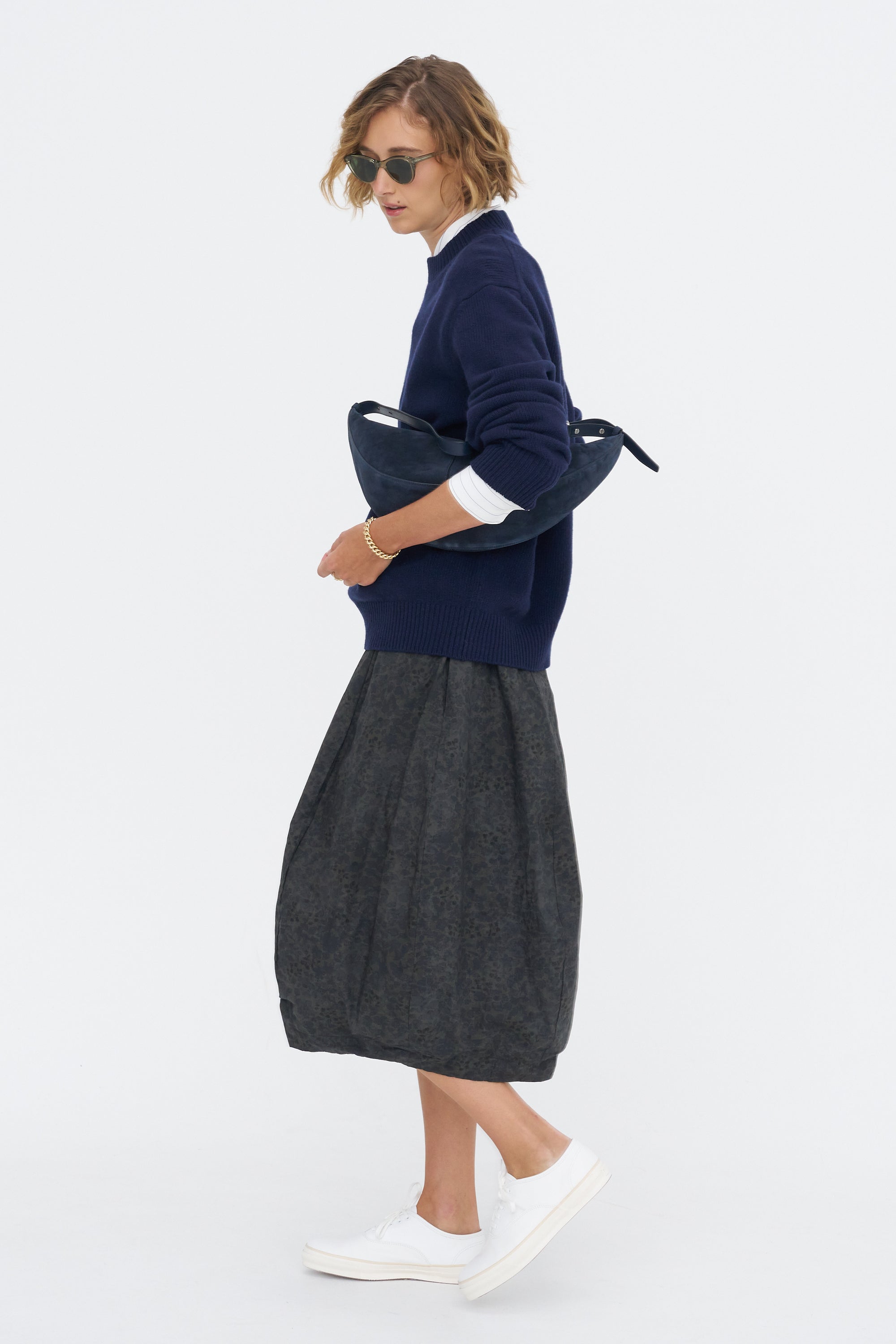 Carla Skirt, Dark Flower