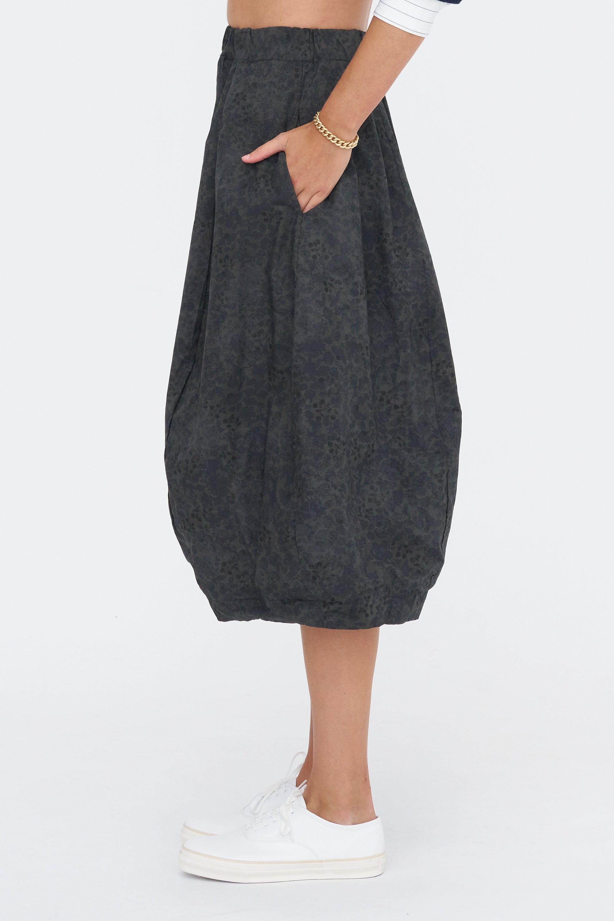 Carla Skirt, Dark Flower