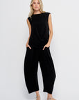 Drape Jersey-56, Black