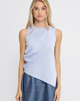 Luster Drape Knit, Nigella Blue