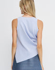 Luster Drape Knit, Nigella Blue
