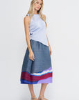 Luster Drape Knit, Nigella Blue