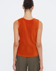 Mist July Top, Orange