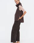 Sleeveless Top, Chocolate