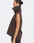 Sleeveless Top, Chocolate