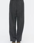 Trouser Pants, Black Chine