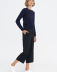 Double-Sleeve Sweater, Navy