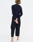 Double-Sleeve Sweater, Navy