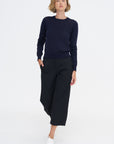 Double-Sleeve Sweater, Navy