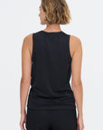 Rosette Tank, Black