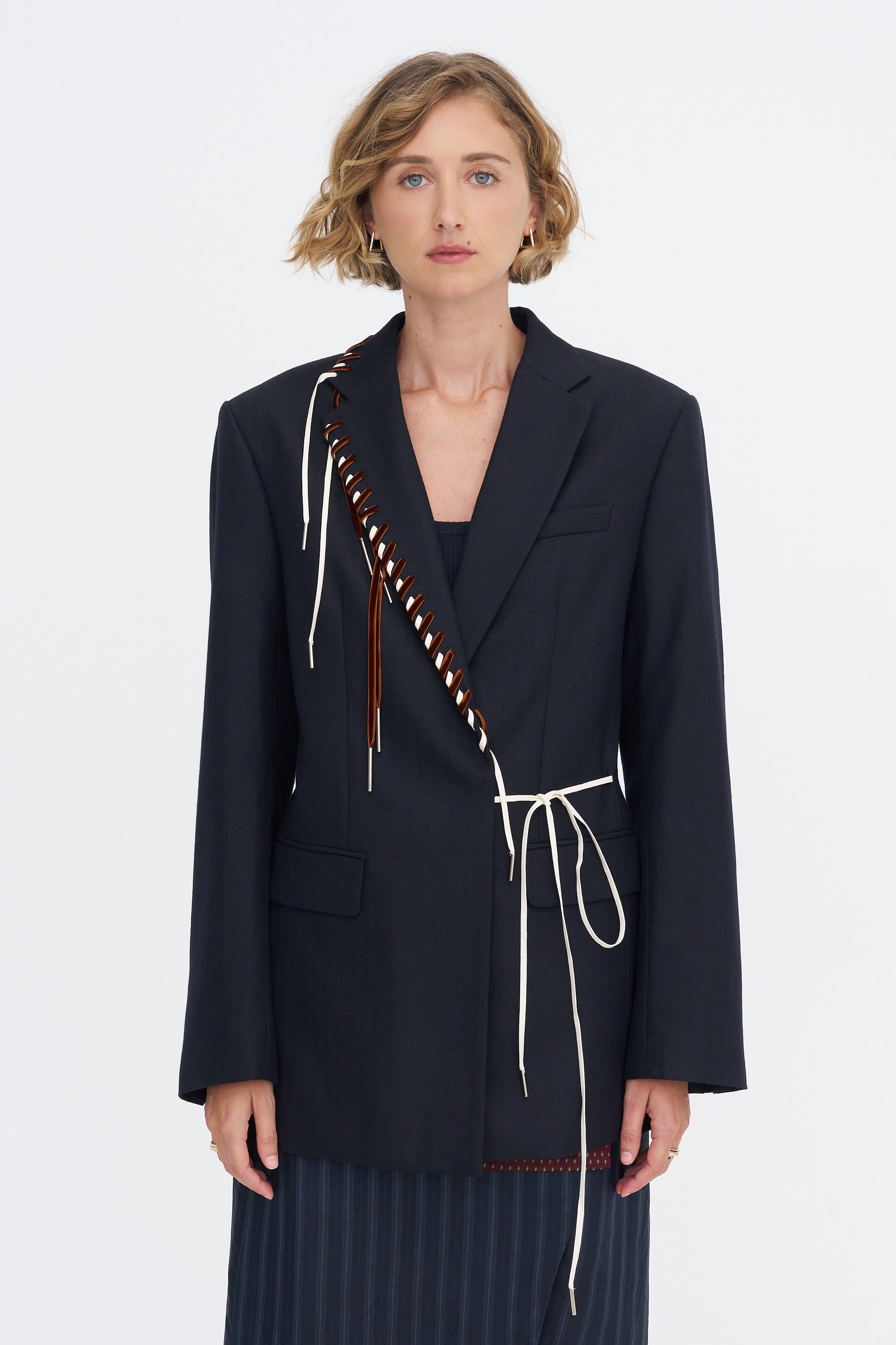 Whip Stitch Jacket, Navy