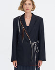 Whip Stitch Jacket, Navy