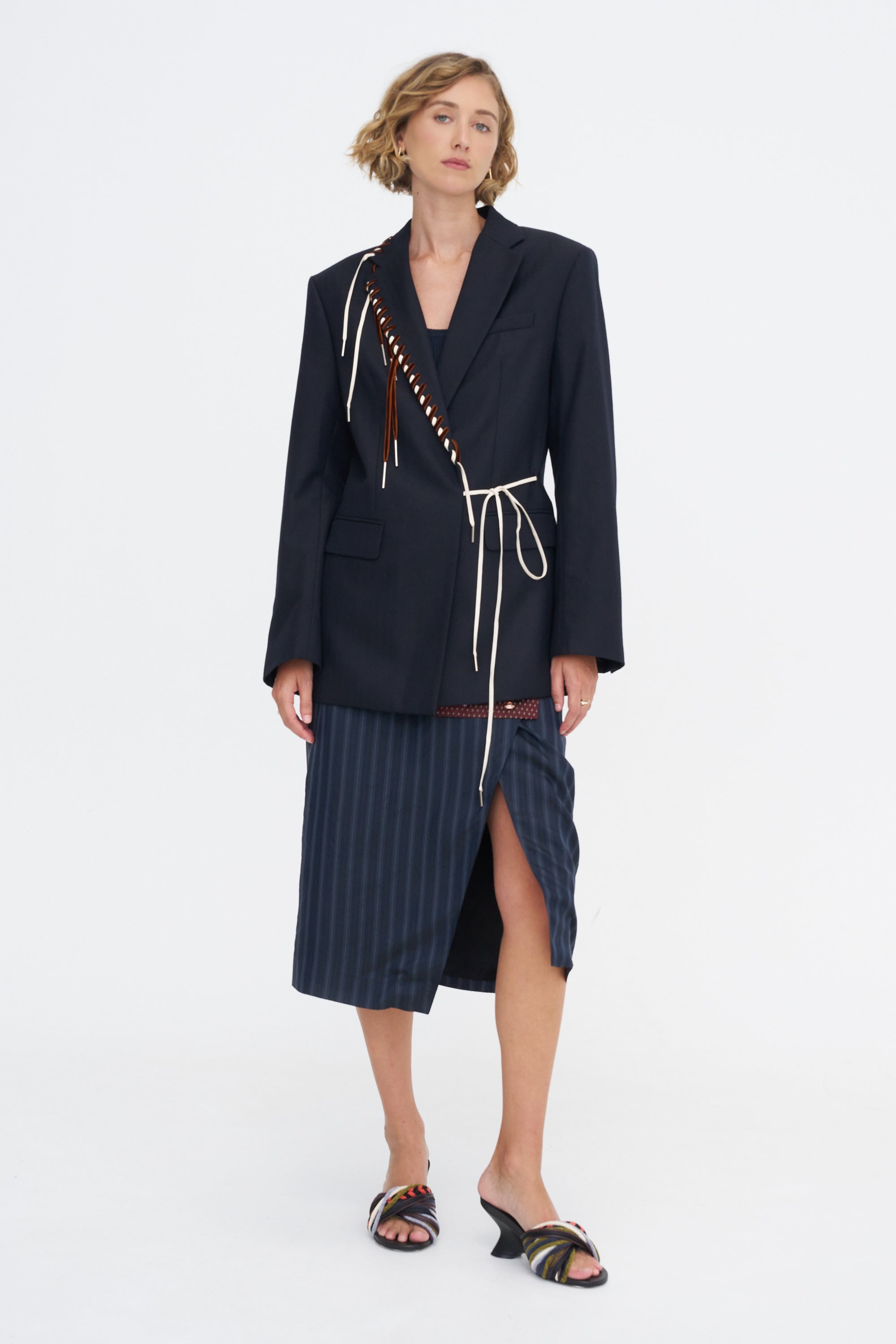 Whip Stitch Jacket, Navy