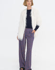 Printed Trouser, Blue