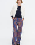 Printed Trouser, Blue
