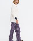Printed Trouser, Blue