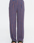 Printed Trouser, Blue