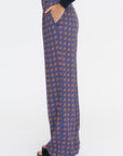 Printed Trouser, Blue