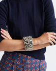 Embellished Cuff, Silver
