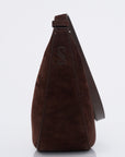 Slide Bag Soft Suede, Chocolate