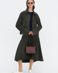 Ella Goat Suede, Dark Green