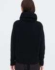 Aspen Tricot Sweater, Black