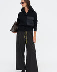 Aspen Tricot Sweater, Black