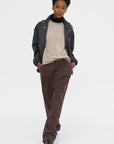 Dickey Knit Turtleneck, Black