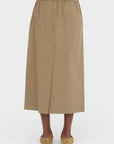 Straight Skirt, Beige