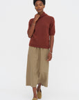Straight Skirt, Beige
