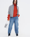 Zippered Denim Jogger - Regular, Classic Blue