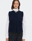 Tricot Vest, Navy