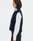Tricot Vest, Navy