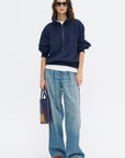 Tintoretto Jfle - Cotton Fleece Zip Sweatshirt