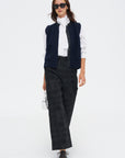 Tricot Vest, Navy