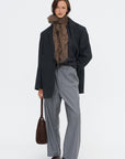 Pinot Wo110 - Superfine Wool Trousers, Mid Grey Melange