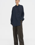 Cocoon Button-down, Navy